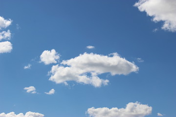 Naklejka na ściany i meble Nuages dans le ciel (cumulus) 8