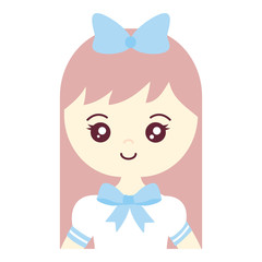cute and little girl character