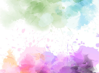 Waterocolor splash background