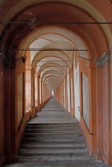 Fototapeta na wymiar San Luca arcade is the longest porch in the world