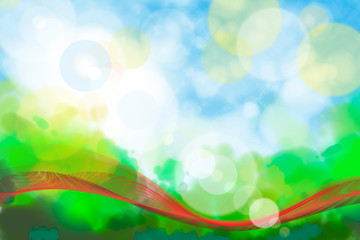 Obraz premium Nowruz greeting. Novruz. Happy Persian New Year. Traditional spring wheat grass for Novruz celebration, abstract background suitable for greeting card, poster and banner.