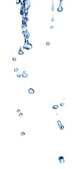 water splash drop blue liquid bubble