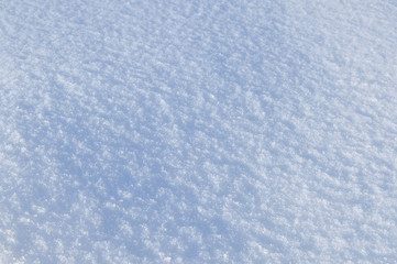 texture of snow close up