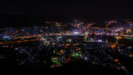 Fototapeta na wymiar A night view of Nagasaki　　長崎の夜景３