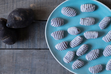 bluestar potatoes with gnocchi