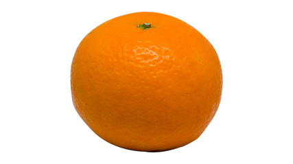 orange mandarin or clementine isolated on white background