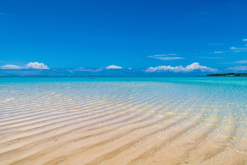 Beautiful beaches　　鹿児島県与論島の砂紋１５