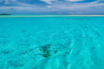 Beautiful beaches　　鹿児島県与論島の砂紋７