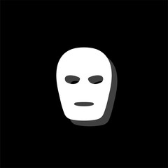 Mask icon flat