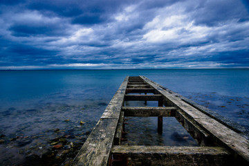 Obraz premium Steg an der Ostsee