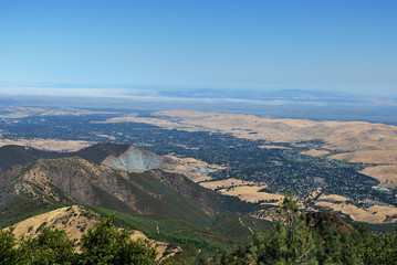 Mountain landscape in Mount Diablo State Park, Northern California, USA