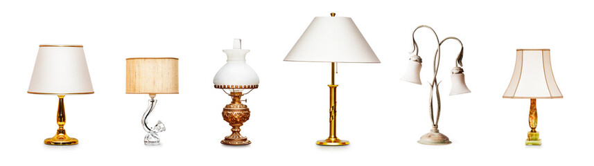 Vintage table lamps set