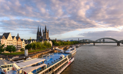 River Rhine Cologne Germany