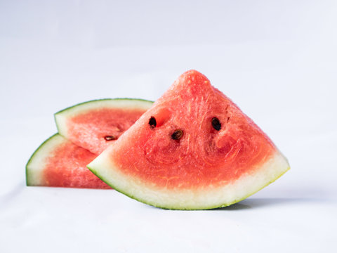 Slices of Fresh Watermelon