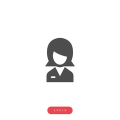 Business Woman Icon