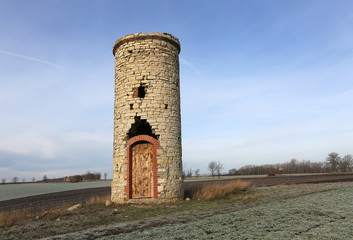 Wartturm bei Hecklingen im Salzlandkreis in Sachsen-Anhalt