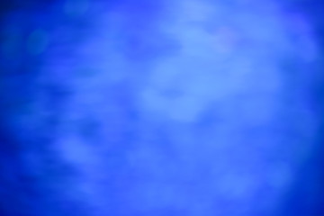 Abstract Blurred blue city lights background scene with soft bokeh, fairy tale concept