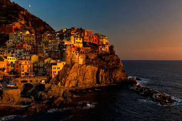 Fototapeta na wymiar Manarola, Cinque Terre, Legurien, Italien