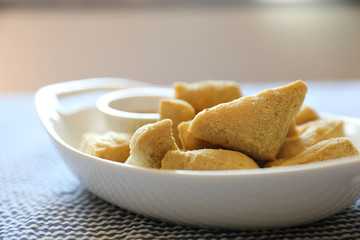 Fried tofu japanese food