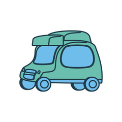 little delivery car icon