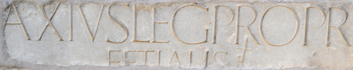 abstract background and the Latin alphabet