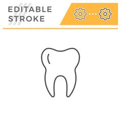 Tooth line icon