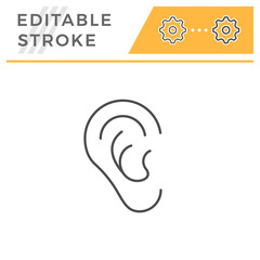 Ear line icon