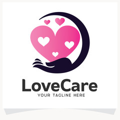 Love Care Logo Design Template Inspiration