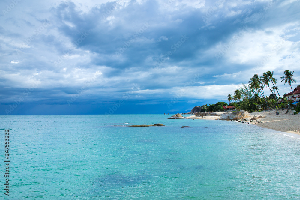 Wall mural sea of beach caribbean sea