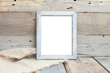 8x10 16x20 Vertical Wood Frame Mockup, Rustic Frame