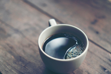 hot black coffee, morning life