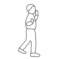 white background, sketch, simple lines, child