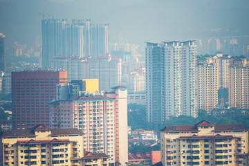 Fototapeta na wymiar Kuala Lumpur City Centre Skyline