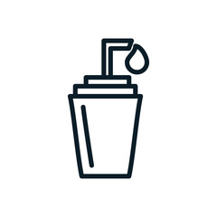 delicious beverage soda icon