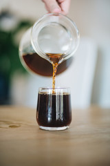 Pouring Black Coffee - 247559826