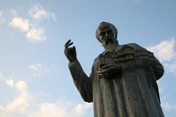 Monument of Saint Clement in Ohrid, Macedonia