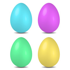 Holy easter. Colorful Eggs. The symbol of the holiday.