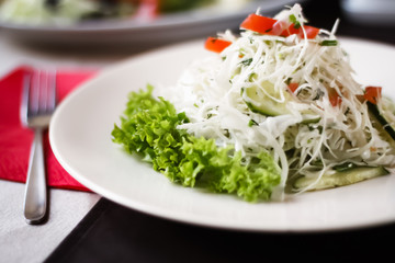 Food in a countryside cafe 