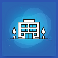 Obraz premium HOTEL LINE ICON