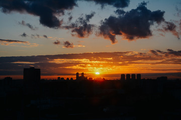 Moscow Skyline at Golden Hour
