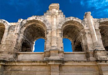 Détail des arène d'Arles, Bouches-du-Rhône, France