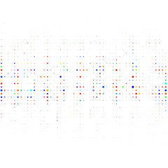 The colored dots on white background  .