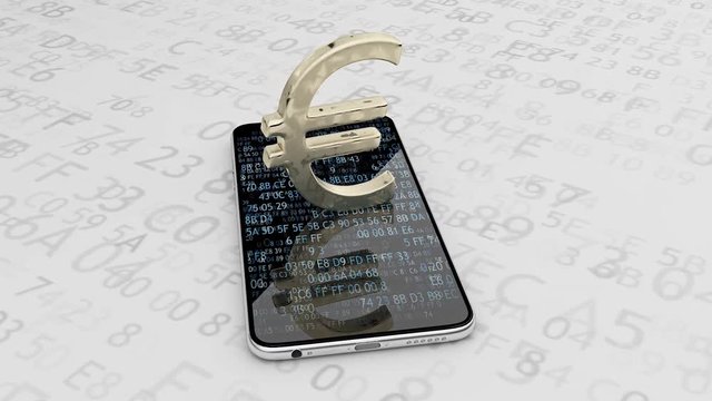 Money, balance, euro, an online wallet. 51
