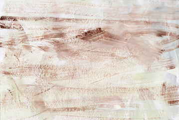 Textured background painted with gouache and acrylic paints. Hand drawn oil painting, artwork. Abstract texture for handmade, artistic paint, creative design, inspiring atmosphere, modern art studio.