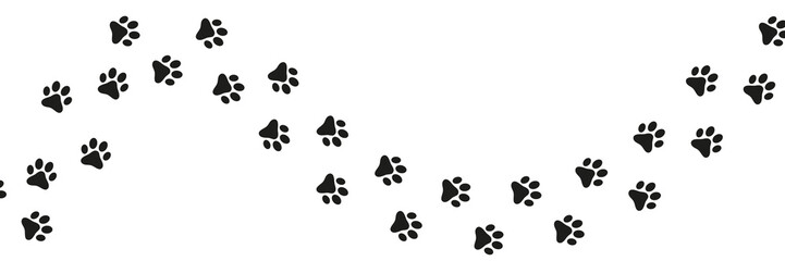 Banner Tierspuren Hundespuren - 247574689