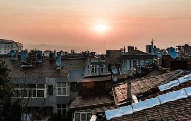 Istanbul in Abenddämmerung