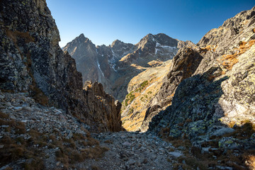 Autumn mountain landscape