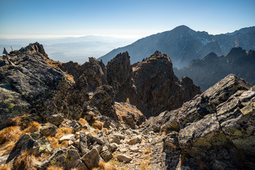 Autumn mountain landscape