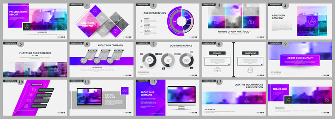 Abstract, multicolor presentation slides. Modern brochure cover design. Fancy info banner frame. Creative infographic elements set. Urban city font. Vector title sheet model. Ad flyer style template