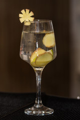 cocktail with bananas